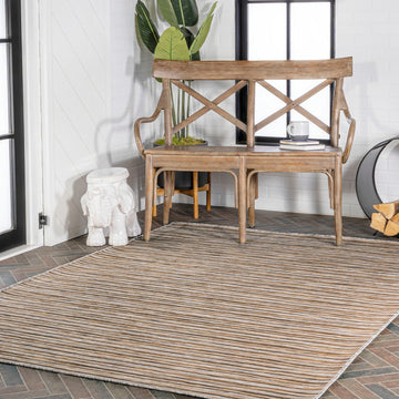 Finn Modern Farmhouse Pinstripe Area Rug